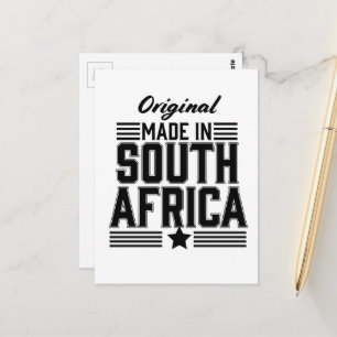 Postal Original hecho en Sudáfrica