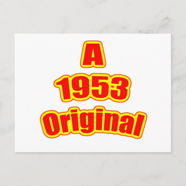 Postal Original Red 1953 (Anverso)