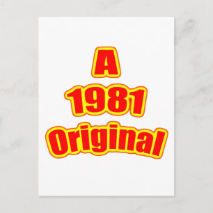 Postal Original Red 1981