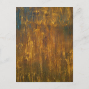 Postal original texturizada moho de la pintura