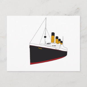 Postal original titánico