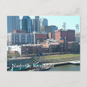 Postal Orilla del río de Nashville - orilla del río de