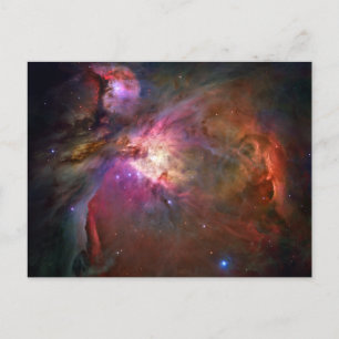 Postal Orion Nebula Hubble Space