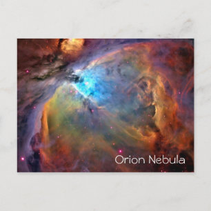 Postal Orion Nebula Postcard Blanc Inside