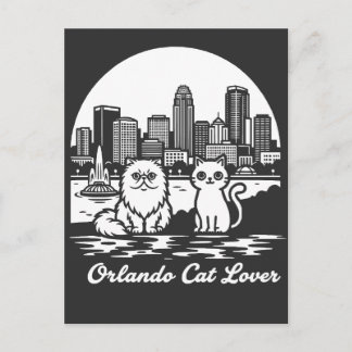 Postal Orlando Ciudad Amante de Gatos Florida