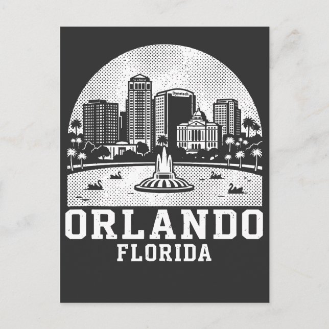 Postal Orlando Ciudad Florida (Anverso)