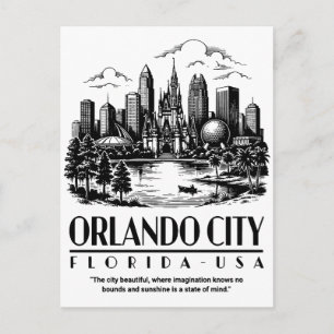 Postal Orlando Ciudad Florida EE. UU.