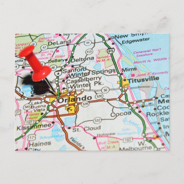 Postal Orlando, Florida (Anverso)