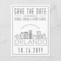Orlando, Florida | Estilizado Skyline Guardar la f
