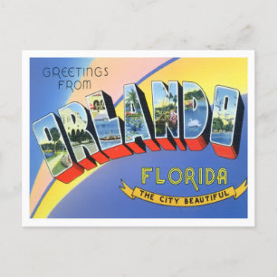 Postal Orlando, Florida, Gran Cartas Vintage Postcard