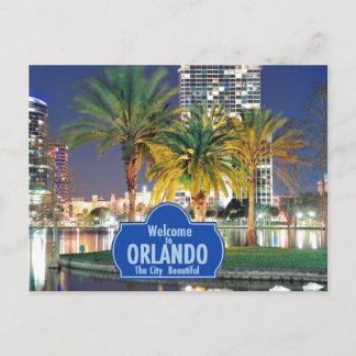 Postal Orlando Florida Postcard