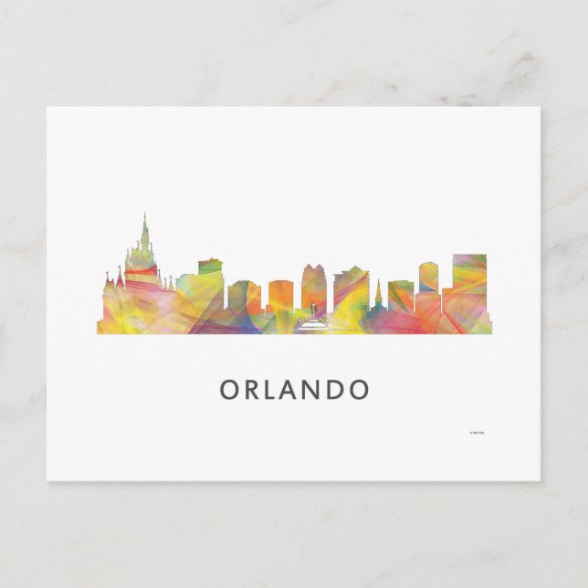POSTAL ORLANDO, FLORIDA SKYLINE WB1 - (Anverso)