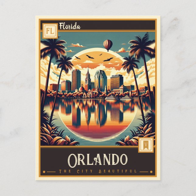 Postal Orlando, Florida | Vintage (Anverso)