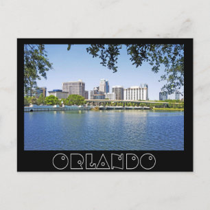 Postal Orlando, Florida vista desde el lago Lucerne