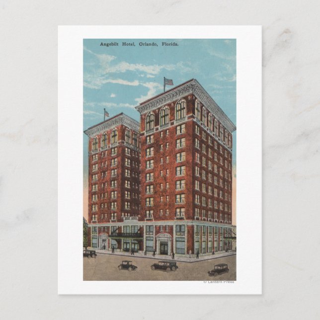 Postal Orlando, Florida - Vista exterior de Angebilt (Anverso)
