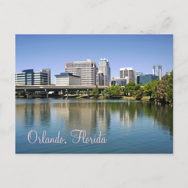 Postal Orlando visto desde el lago Lucerne (Anverso)