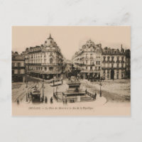 postal Orleans Rue de la Republique 1910