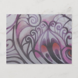 Postal Ornamente en lila