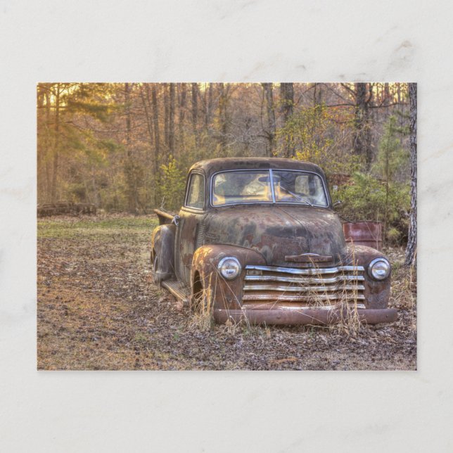 Postal Ornamento de Chevy Lawn de 1949 (Anverso)