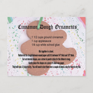 Postal Ornamento de Cinnamon Dough