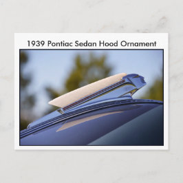 Postal Ornamento De La Caperucita De Sedan Pontiac De 193