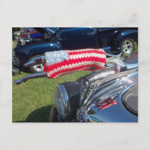 Postal Ornamento de la hood de Greyhound