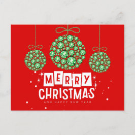 Postal Ornamento de Navidad Diamond