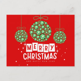 Postal Ornamento de Navidad Diamond