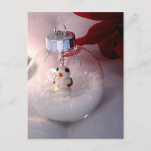 Postal Ornamento Snowy