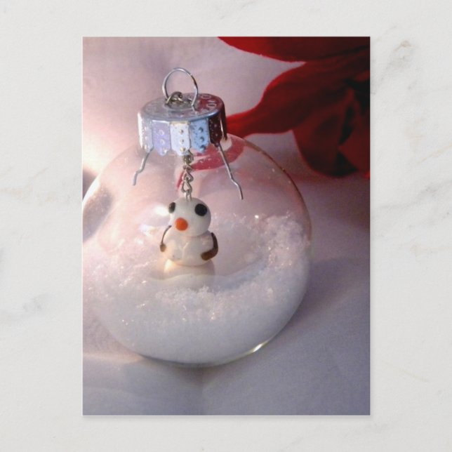Postal Ornamento Snowy (Anverso)