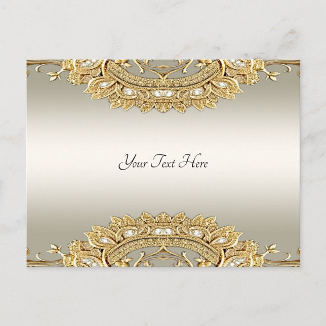 Postal Ornate Gold (Anverso)