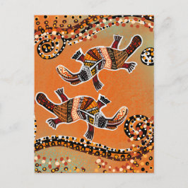 POSTAL ORNITORRINCO ARTE       