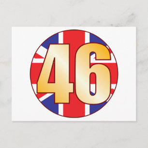 Postal Oro británico de 46
