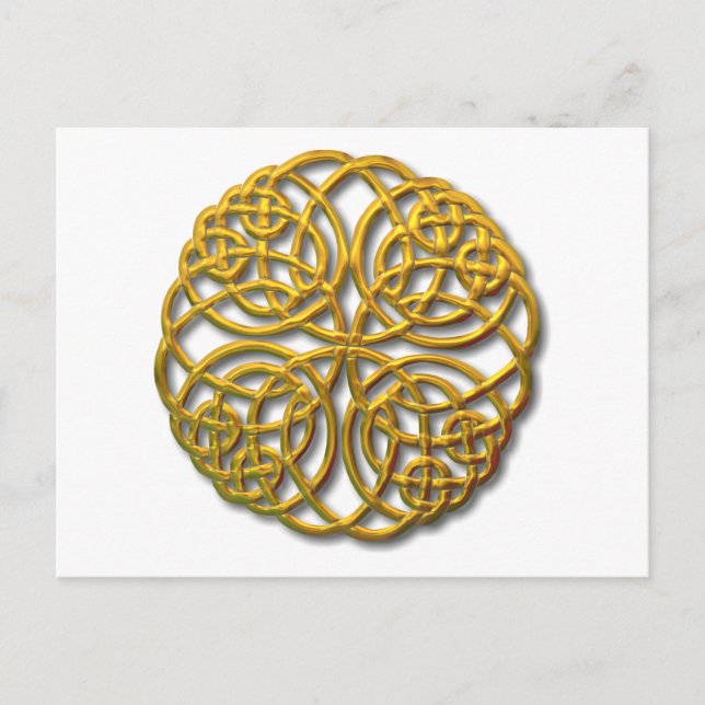 Postal Oro de Mandella (Anverso)