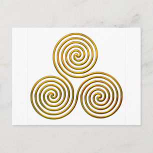 Postal Oro de Triskele