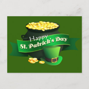 Postal Oro del Día de San Patricio