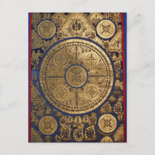 POSTAL ORO ESOTÉRICO THANGKA ART