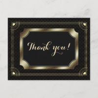 Oro Gran Gatsby Art Deco 20 Boda Gracias