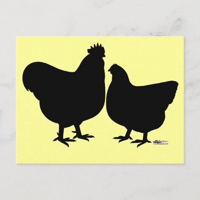 Postal Orpington Silhouette (Anverso)