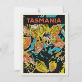 Postal Orquídeas de Tasmania, Australia