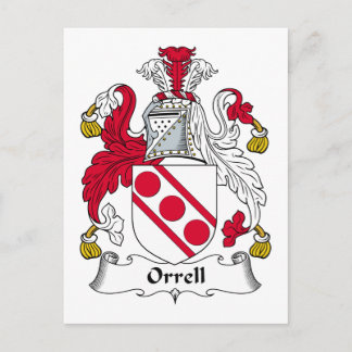 Postal Orrell Family Crest