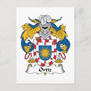 Postal Ortiz Family Crest
