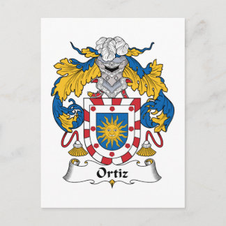 Postal Ortiz Family Crest