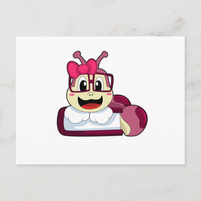 Postal Oruga con Cinta (Anverso)