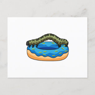 Postal Oruga con Donut
