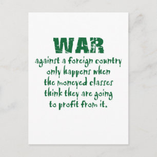 Postal Orwell sobre la guerra