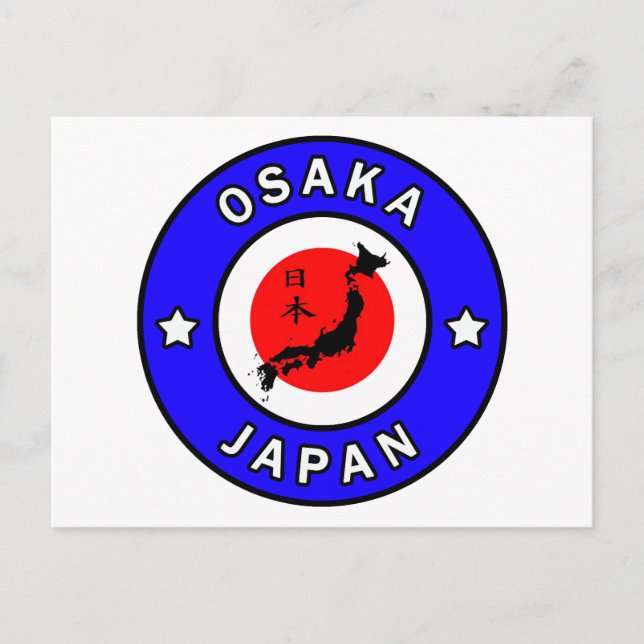 Postal Osaka Japón (Anverso)