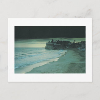 Postal Oscuridad del verano en Sitges