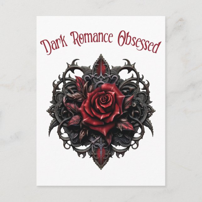 Postal Oscuro Romance Obsesivo (Anverso)