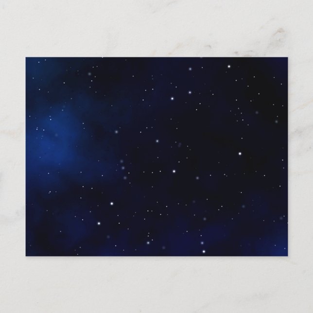Postal Oscuro Starry Night Sky (Anverso)